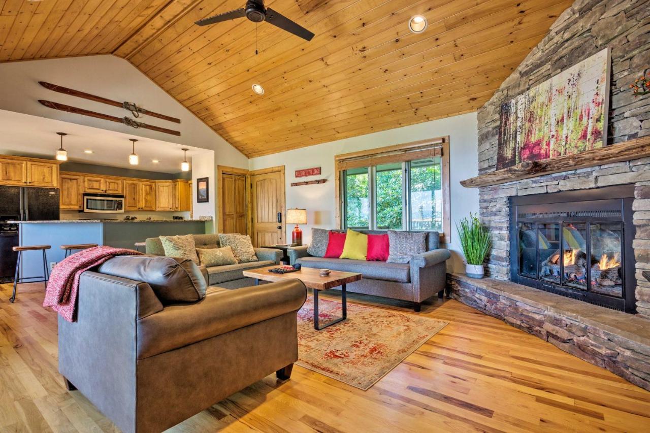 Cabin With Hot Tub And Mountain Views Less Than 5 Mi To Boone 블로잉 롹 외부 사진
