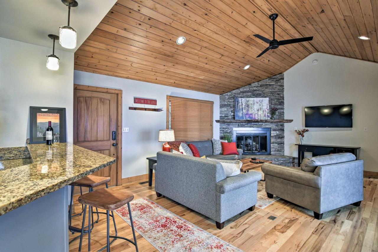 Cabin With Hot Tub And Mountain Views Less Than 5 Mi To Boone 블로잉 롹 외부 사진