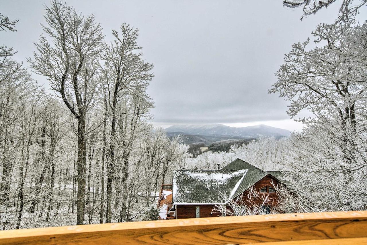 Cabin With Hot Tub And Mountain Views Less Than 5 Mi To Boone 블로잉 롹 외부 사진
