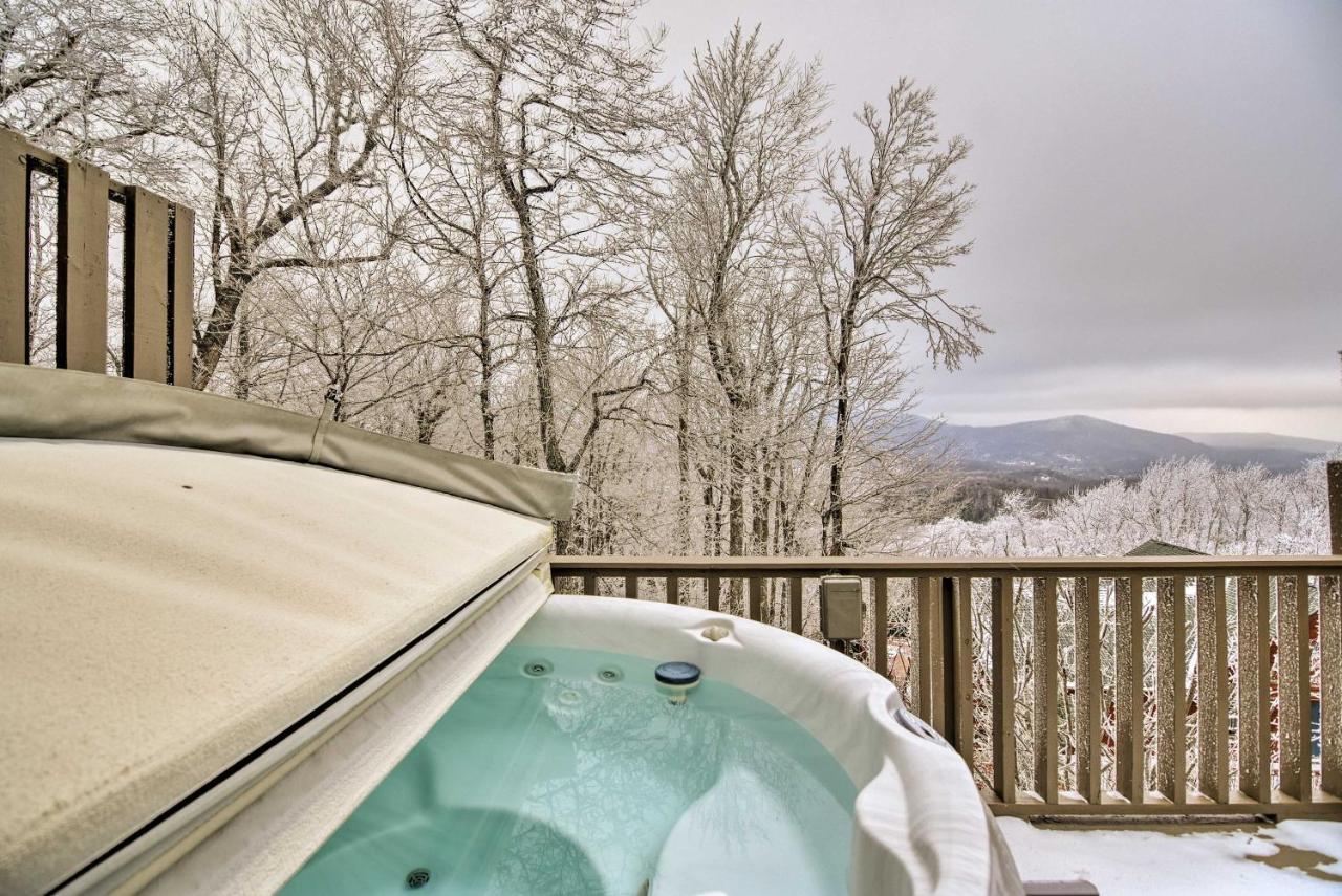 Cabin With Hot Tub And Mountain Views Less Than 5 Mi To Boone 블로잉 롹 외부 사진