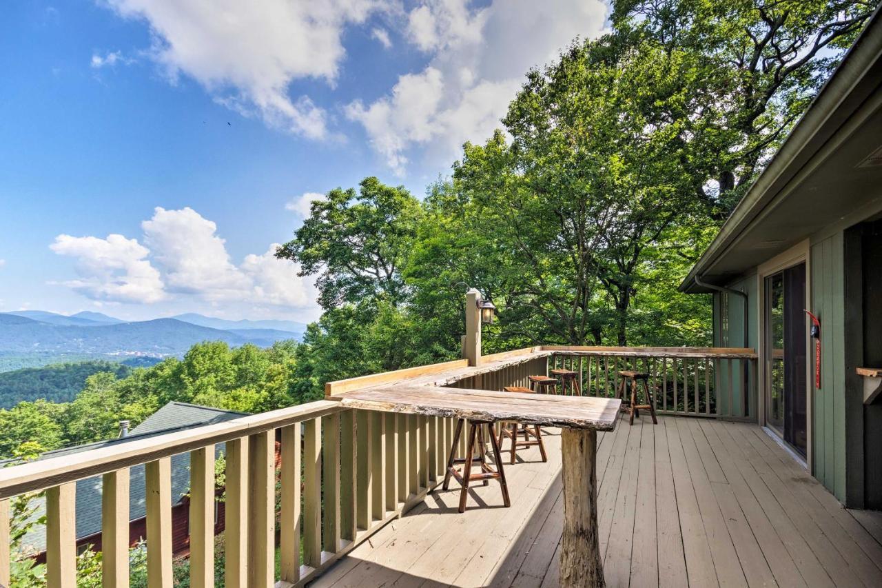 Cabin With Hot Tub And Mountain Views Less Than 5 Mi To Boone 블로잉 롹 외부 사진